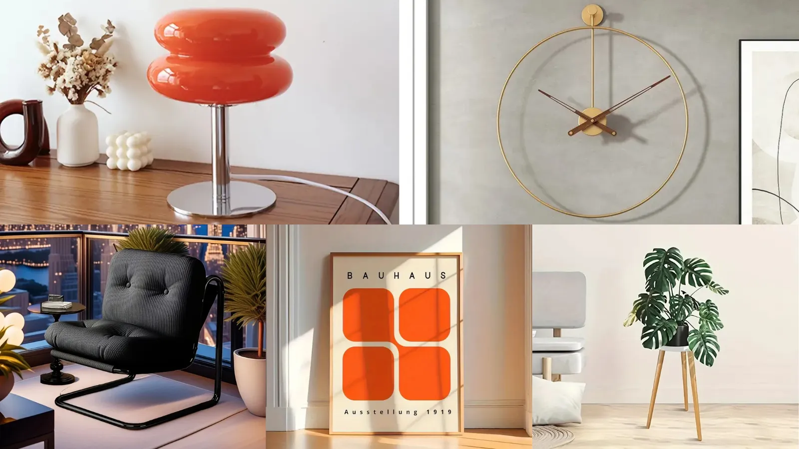 ミッドセンチュリースタイルでモダンな部屋に！アートなインテリア雑貨