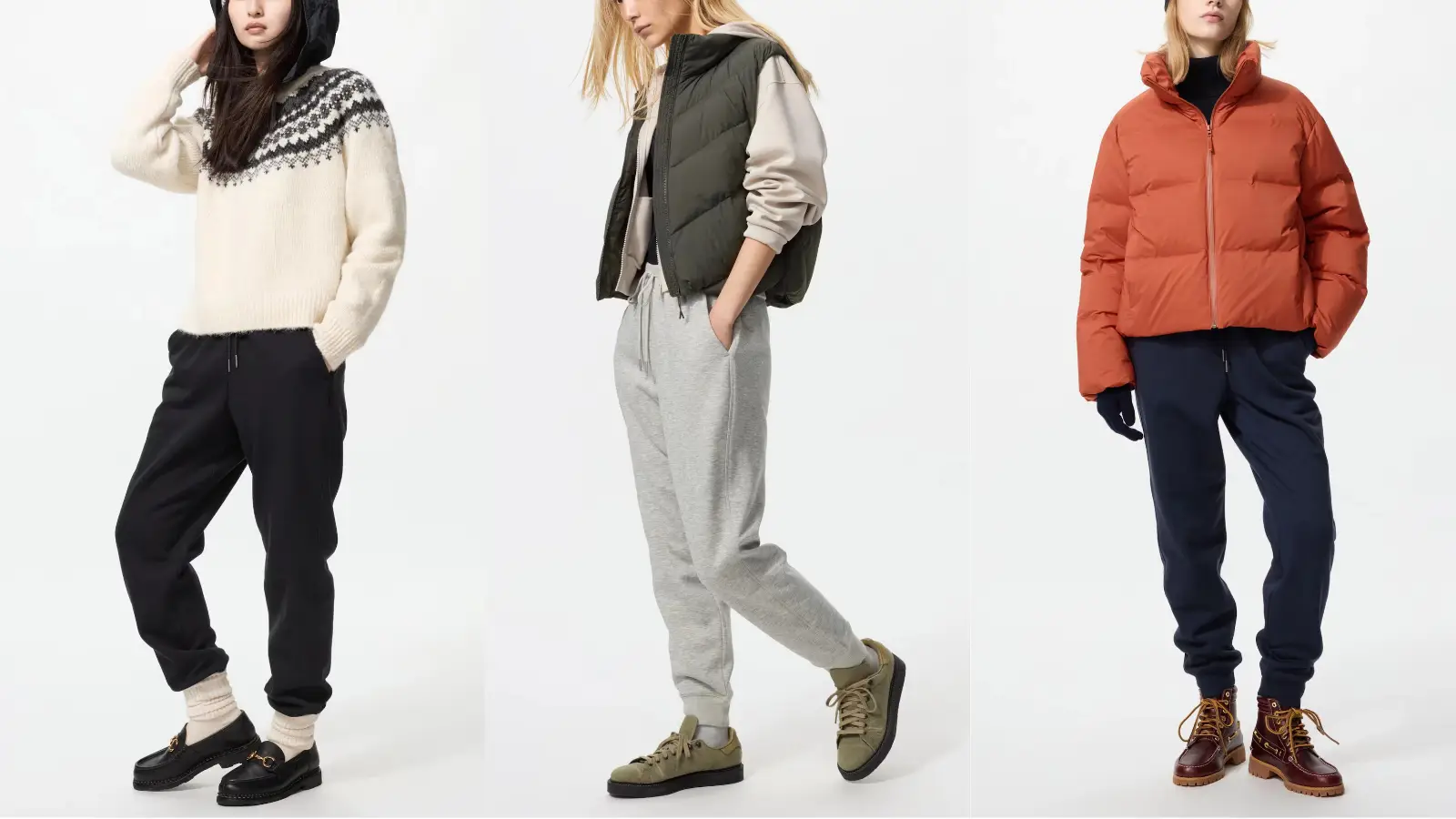 ユニクロ-ヒートテックボアスウェットパンツ