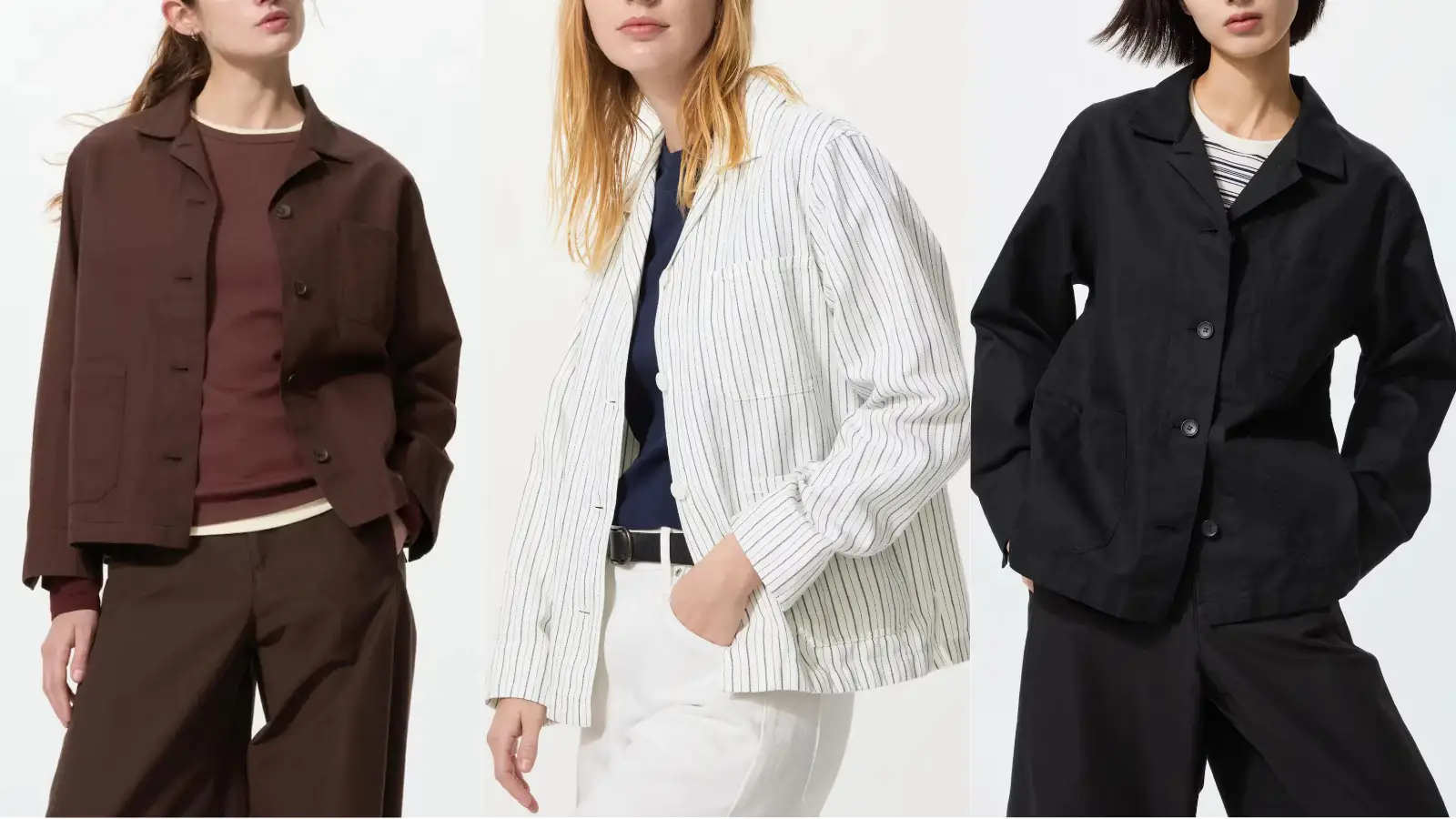 ユニクロ-リネンブレンドカバーオール