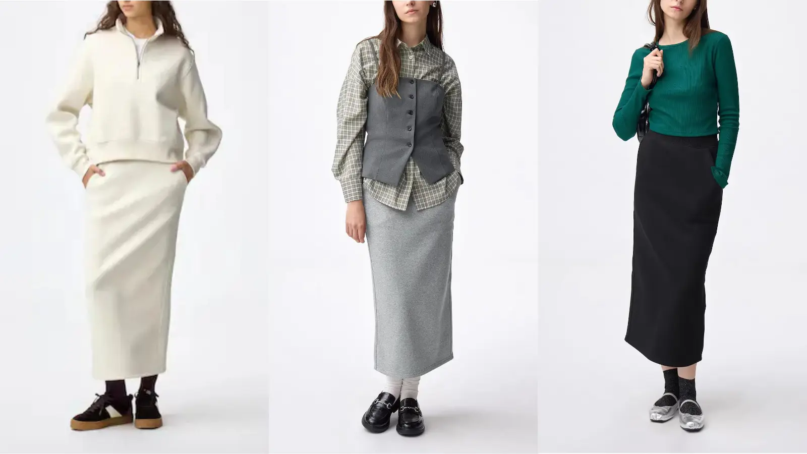 GU-ヘビーウェイトスウェットナロースカート