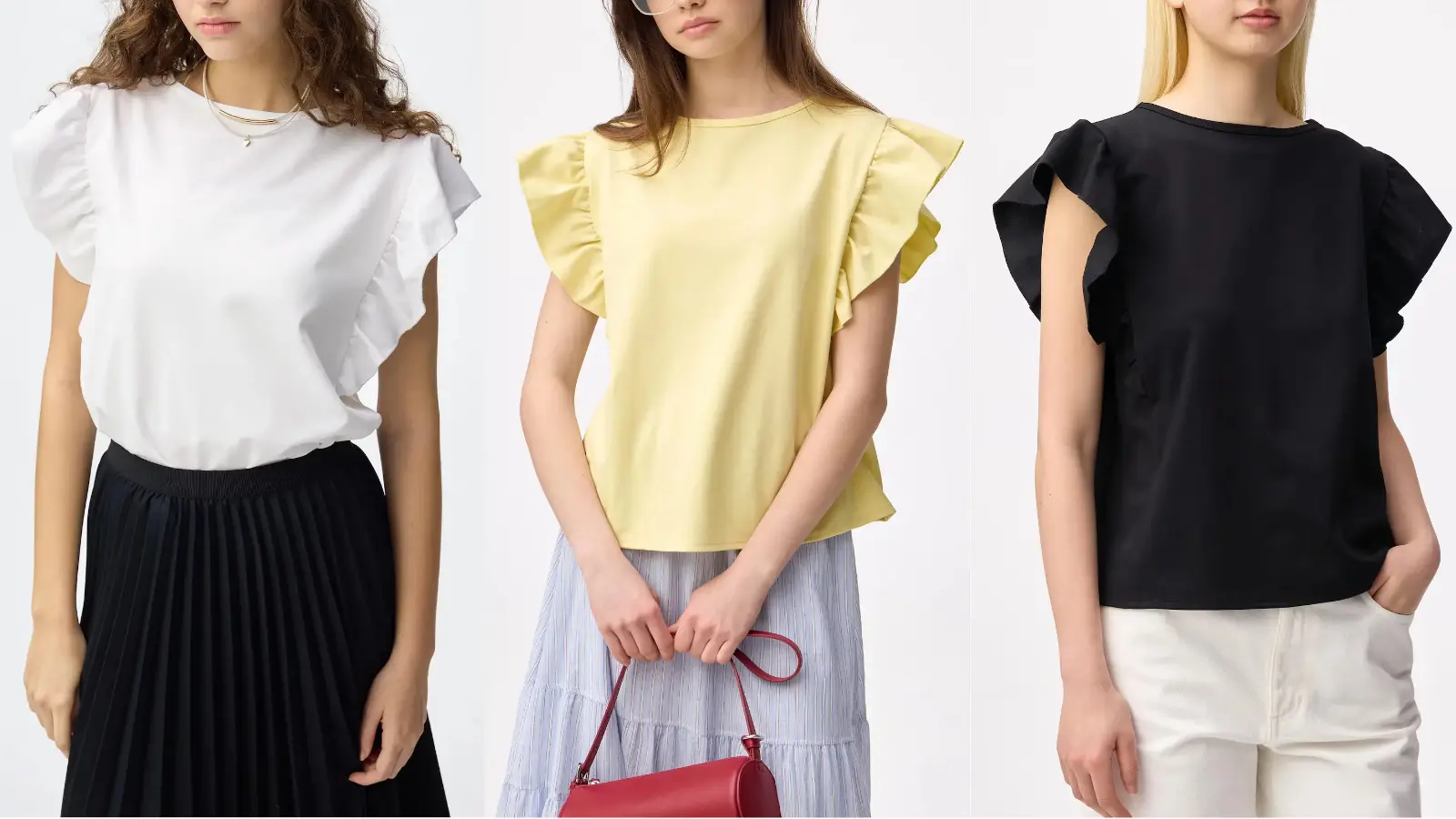 GU-ドライフリルスリーブT